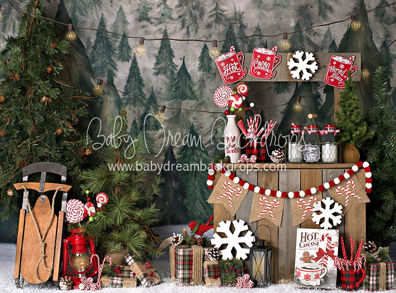 Cozy Cocoa Stand - 6x8 - BS  