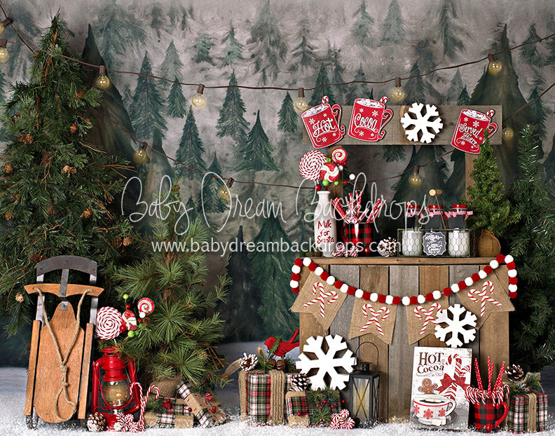 Cozy Cocoa Stand - 8x10 - BS 