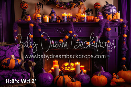 Cute Quirky Halloween Fireplace (SM)