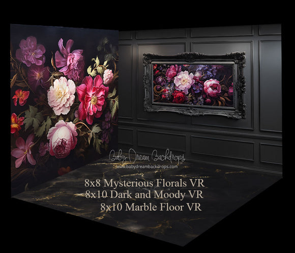 Dark and Moody Dark Marble Room