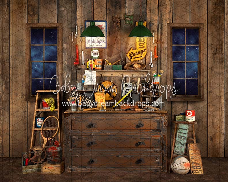 Dad's Garage Windows Night (JA)