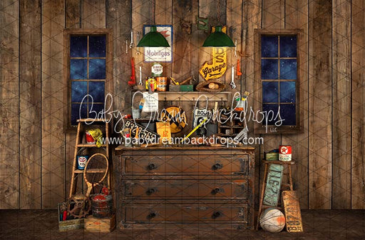 Dad's Garage Windows Night (JA)