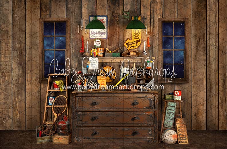 Dad's Garage Windows Night (JA)