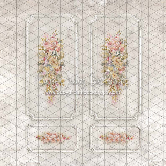 X Drop dainty wall floral