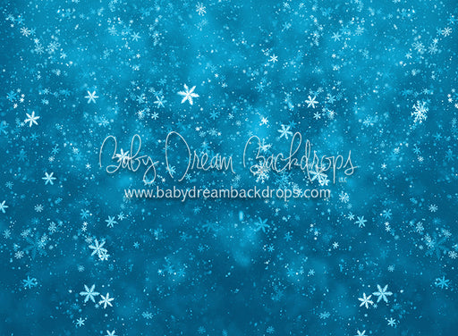Dancing Snowfall Light Blue