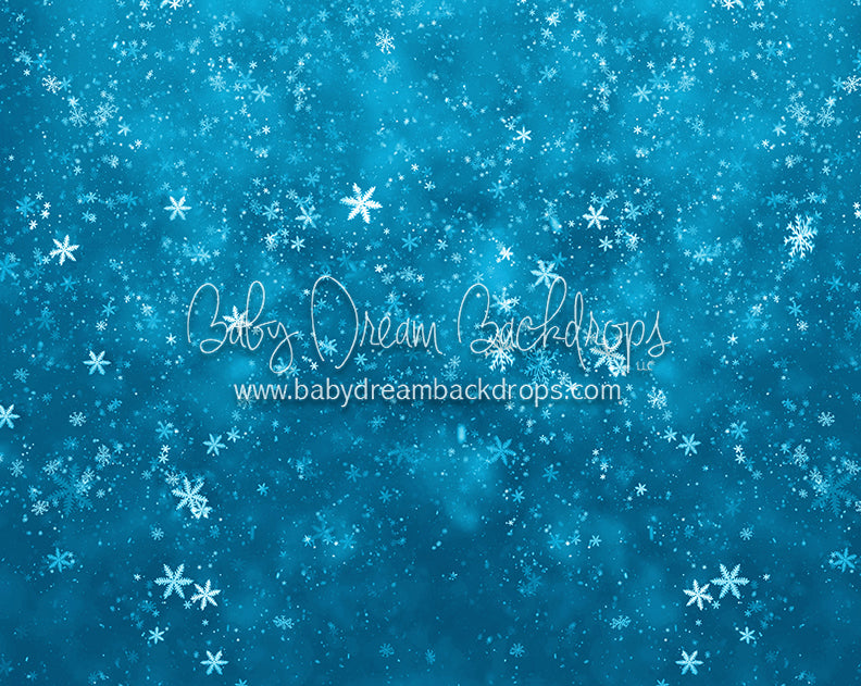 Dancing Snowfall Light Blue