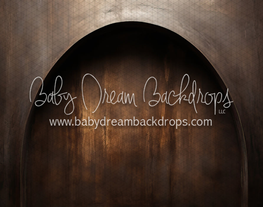 Dark Brown Textured Arch Wall (MD)