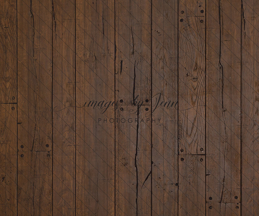 Dark Wood Vertical Farbic Drop (JG)