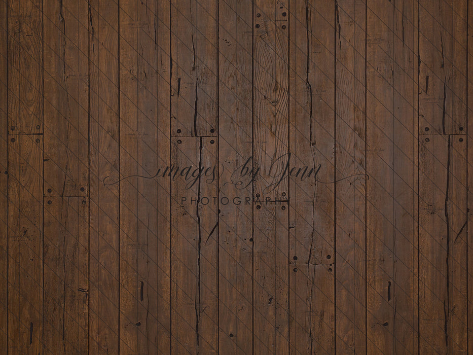 Dark Wood Vertical Farbic Drop (JG)