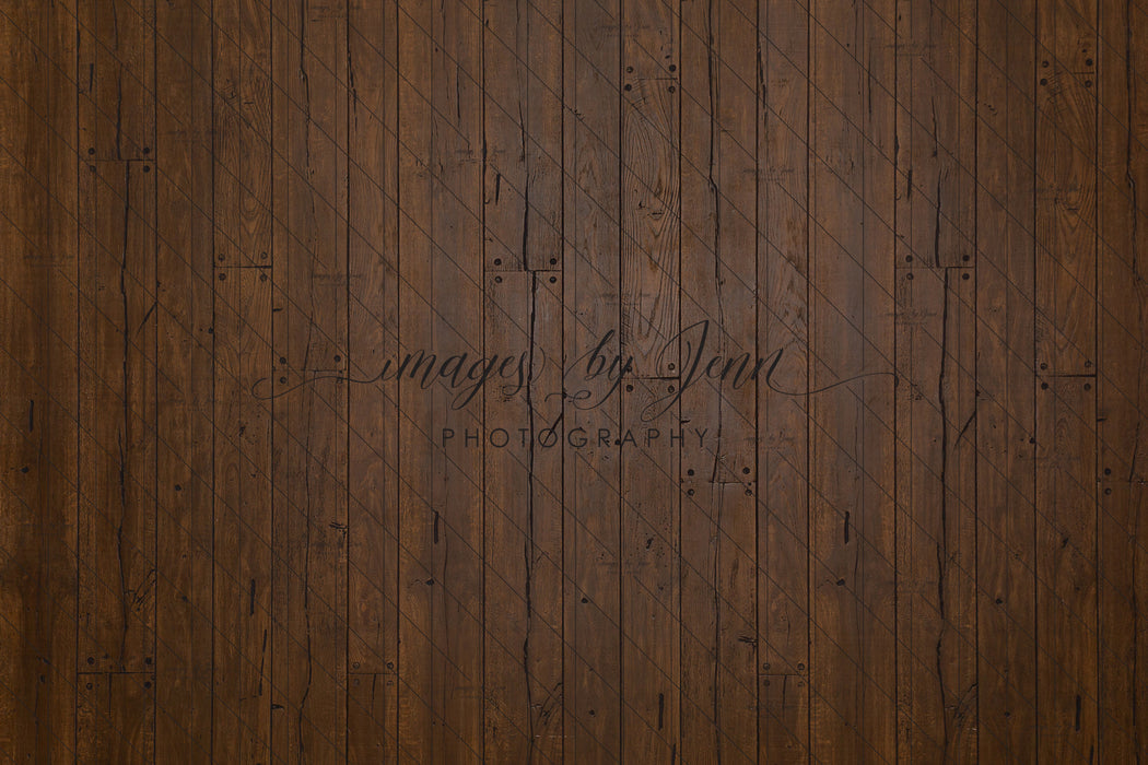 Dark Wood Vertical Farbic Drop (JG)