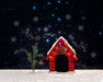 Deck The Halls Dog House 8x10 - JM 