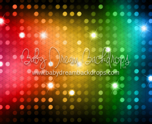 Disco Fever Dance Floor Fabric Drop (CC)