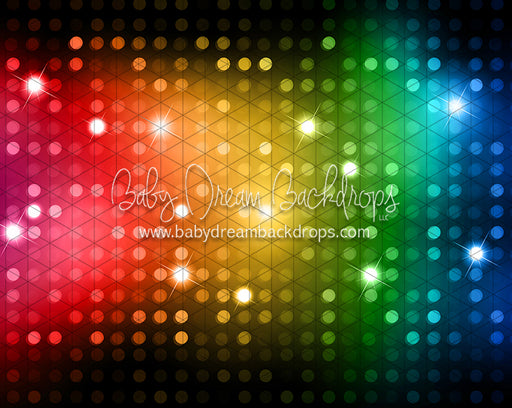 Disco Fever Dance Floor Fabric Drop (CC)