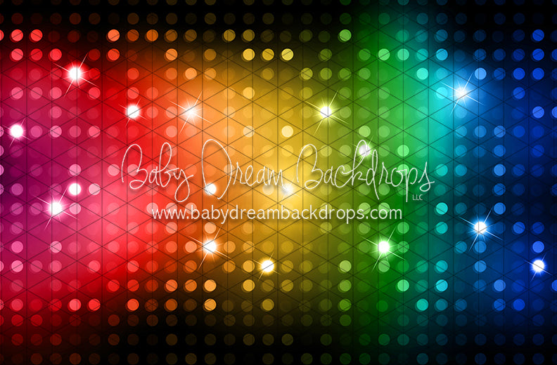 Disco Fever Dance Floor Fabric Drop (CC)