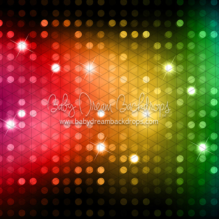 Disco Fever Dance Floor Fabric Drop (CC)