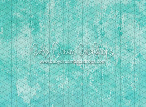 Distressed Aqua Wall (CC)