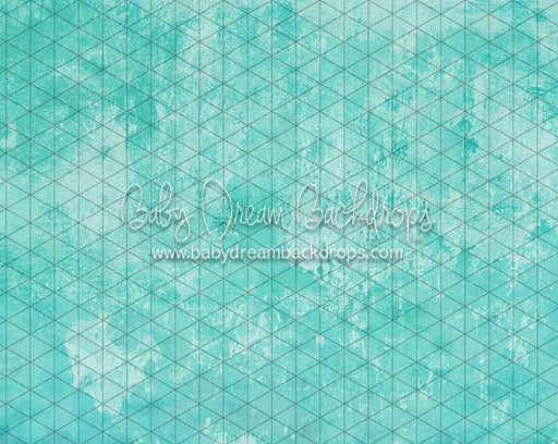 Distressed Aqua Wall (CC)