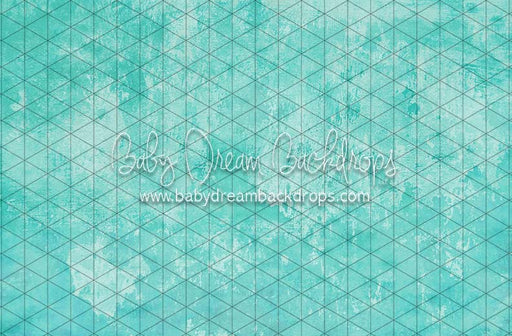 Distressed Aqua Wall (CC)