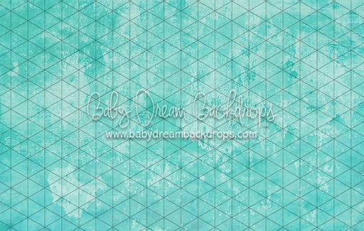 Distressed Aqua Wall (CC)