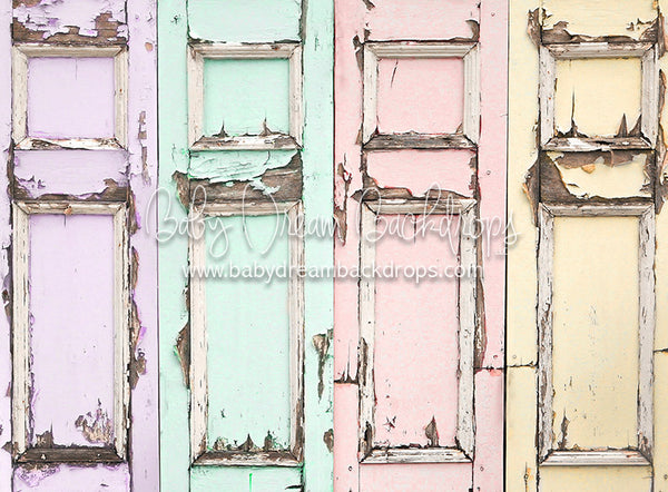 Distressed Spring Doors - 60Hx80W - CC  
