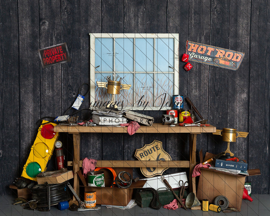 Doc's Garage Window (JG)