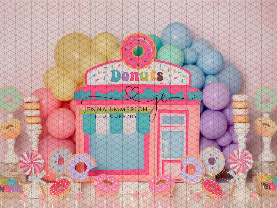 Donut Store with Balloons (JE)