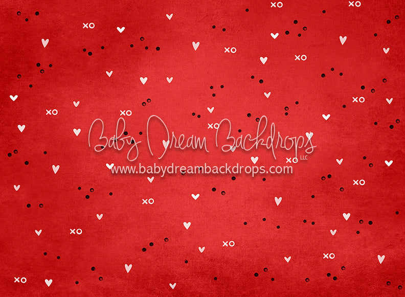 Doodle Love Red - 6x8 - CC  