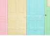Doors Pink Yellow Blue Green