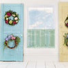 Doors Shutters And Wreaths Yellow