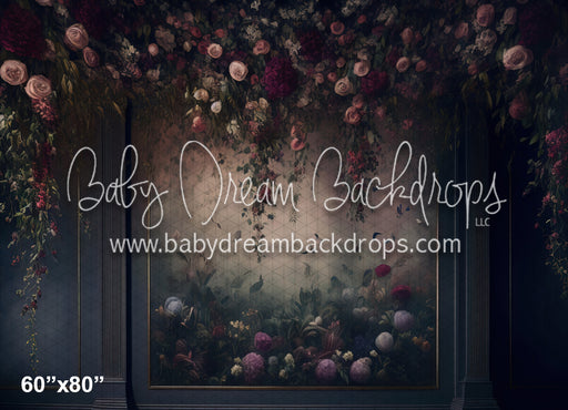 Draped Elegance Blooms Wall (MD)