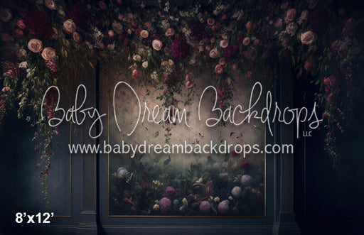 Draped Elegance Blooms Wall (MD)