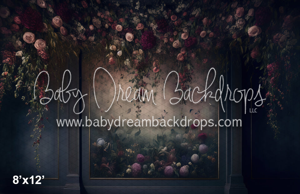 Draped Elegance Blooms Wall (MD)