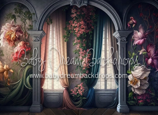 Draped in Florals Window View (MD)