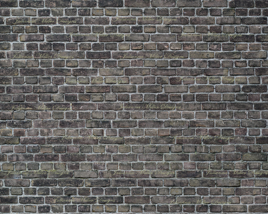 Dreamy Castle Window Brick Floor Fabric Drop