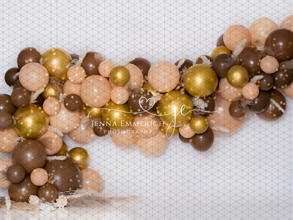 Dried Floral Boho Garland with Twinkle Lights