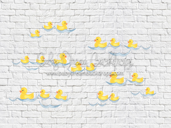 Ducky Tub Time - 6x8 - CC