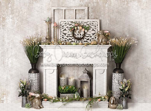 Easter Glitz Mantel