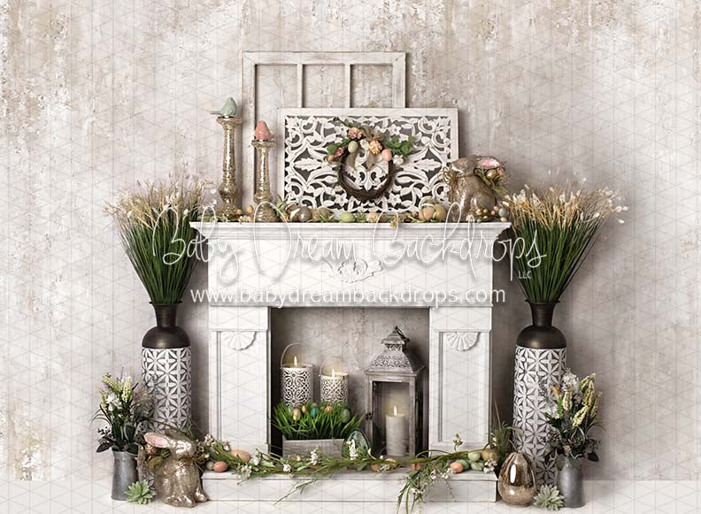 Easter Glitz Mantel