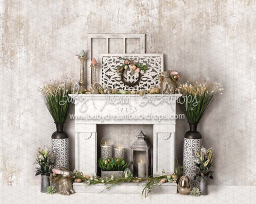 Easter Glitz Mantel