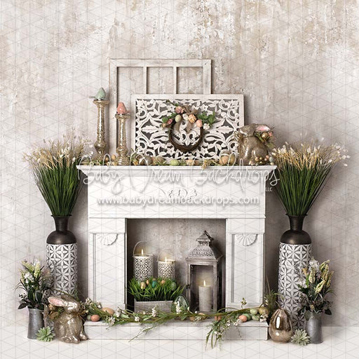 Easter Glitz Mantel