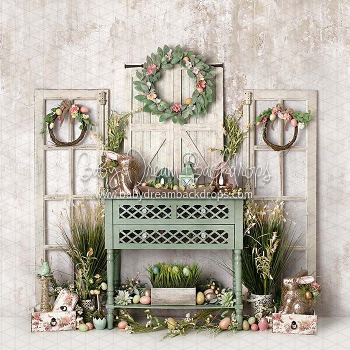 X Drop easter glitz table