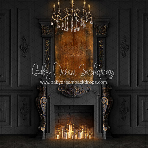 Ebony Classic Fireplace (CC)