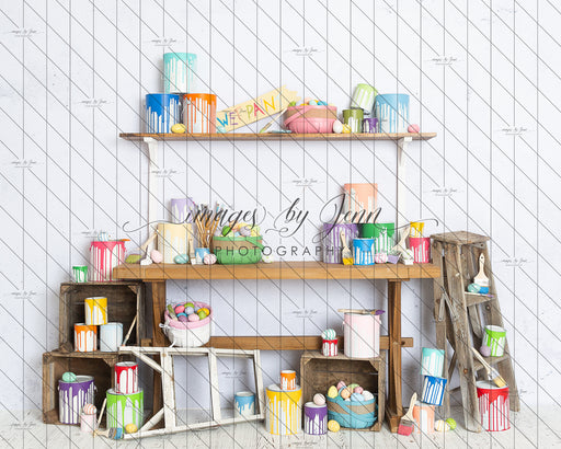 Egg Painting Workshop Table (JG)