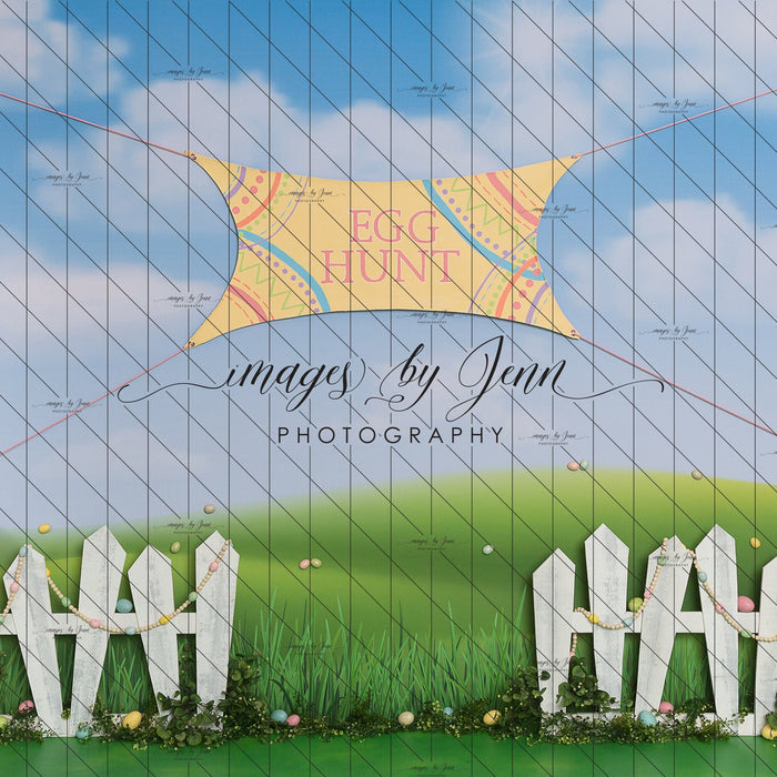 X Drop egg hunt fence