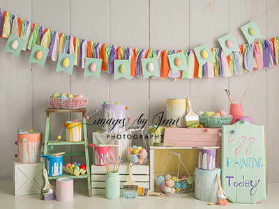 Egg Painting Today 60hx80w JG