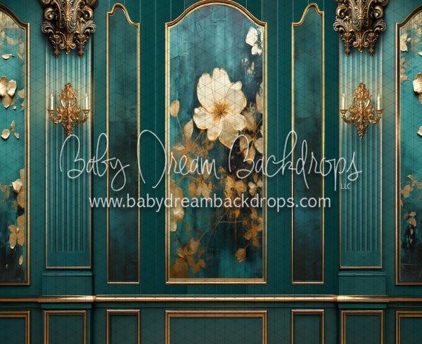 Elegant Ballroom Gold Floral (JA)