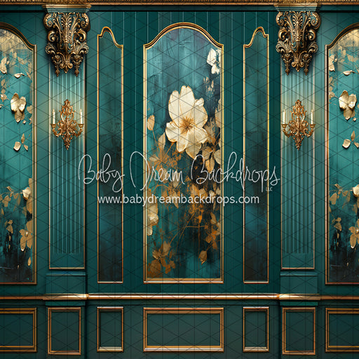 Elegant Ballroom Gold Floral (JA)