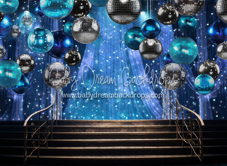 Elegant Disco Fever Blue (sparkle) (JA)