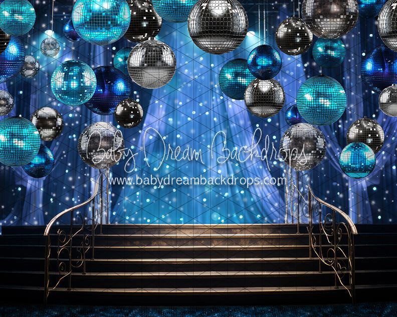 Elegant Disco Fever Blue (sparkle) (JA)