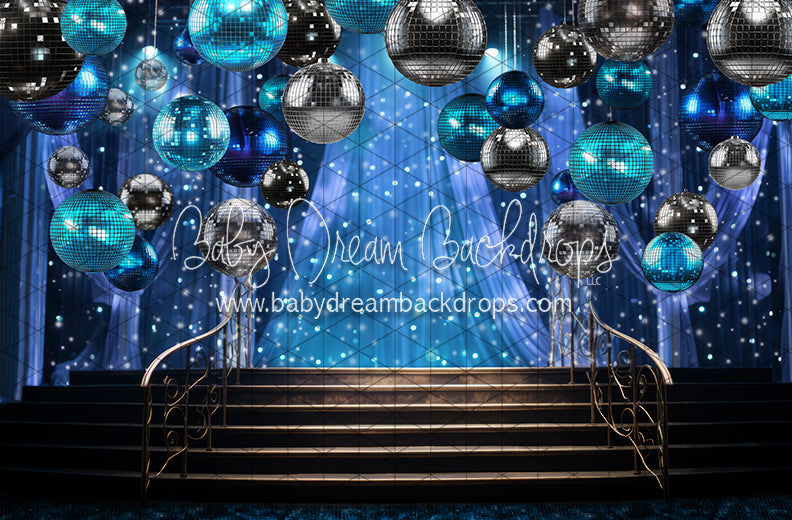 Elegant Disco Fever Blue (sparkle) (JA)